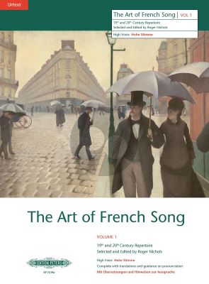 Album Art of French Song Vol.1 24 Songs for High Voice (Edited by Roger Nichols) (19th & 20th Century Repertoire)