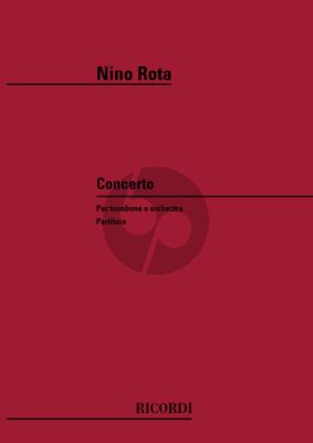Rota Concerto for Trombone and Orchestra Fullscore