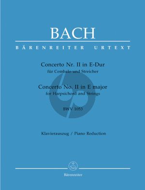 Bach Concerto No.2 E-major BWV 1053 Harpsichord- Strings (piano red.)