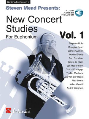 Mead New Concert Studies Vol.1 Euphonium (BC) (Book with Audio online)