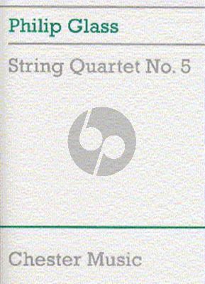 Glass String Quartet No. 5 Score