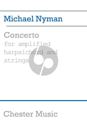 Nyman Concerto for Amplified Harpsichord and Strings Score