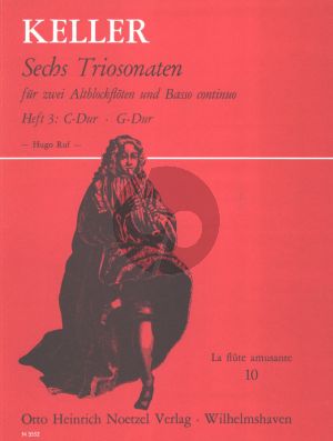 Keller 6 Triosonaten Vol.3 fur 2 Altblockfloten und Bc