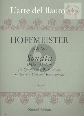 Sonate D-dur Op.21 No.1 Flöte und Bc