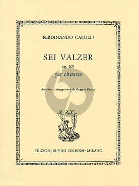 Carulli 6 Valzer Op.101 Guitar (Ruggero Chiesa)