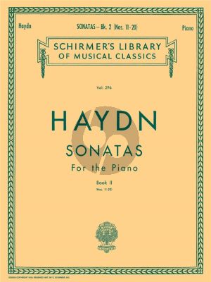 Haydn 20 Sonatas Vol. 2 No. 11 - 20 Piano