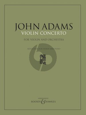 Adams Concerto for Violin and Orchestra (piano reduction by John McGinn)