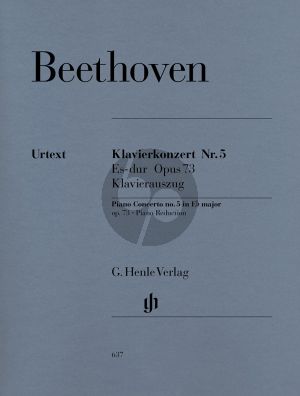 Beethoven Concerto No.5 Op.73 E-flat major (Piano-Orch.) (reduction for 2 Piano's) (edited by Hans Kahn) (Henle-Urtext)