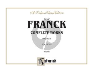 Franck Organ Works Vol. 3