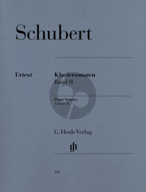 Schubert Sonaten Vol.2 Klavier (Herausgeber Paul Mies - Fingerzatz Hans-Martin Theopold) (Henle-Urtext)