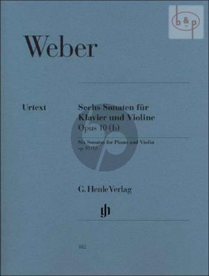 6 Sonaten Op.10(b) fur Violine und Klavier