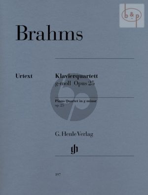 Quartet g-minor Op.25 (Vi.-Va.-Vc.-Piano) (Score/Parts)