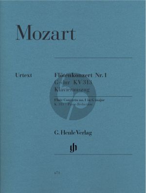 Mozart Konzert G-dur KV 313 (285C) fur Flöte und Orcheste - Ausgabe fur Flöte und Klavier (Herausgebers Adorjan/Petrenz - mit Kadenzen von Robert D.Levin) (Henle-Urtext)