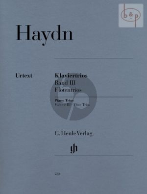 Haydn Klaviertrios Vol. 3 (Flotentrios) (edited Wolfgang Stockmeier) (Henle-Urtext)