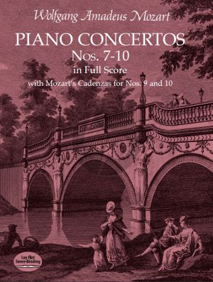 Mozart Piano Concertos No. 7 - 10 Piano and Orchestra (Full Score)