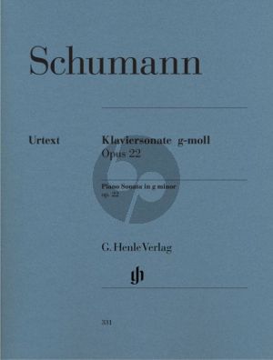 Schumann Sonata g-minor Op.22 Piano (edited by Ernst Herttrich) (Henle-Urtext)