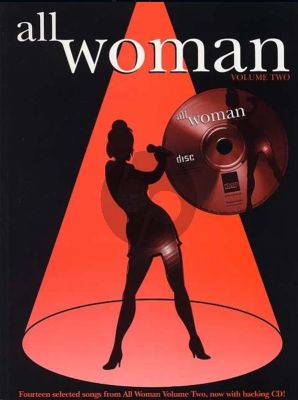 Album All Woman Vol.2 Piano-Vocal-Guitar Book with Cd