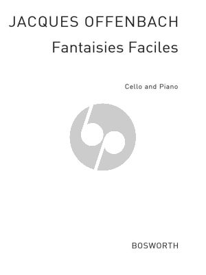 Offenbach Fantaisies Faciles d'Opera Cello and Piano (Rossini-Bellini-Mozart) (Mengler)