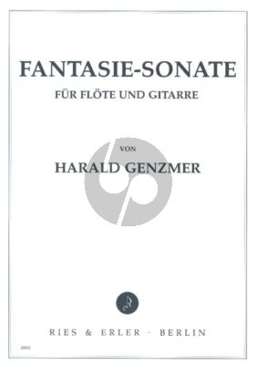 Genzmer Fantasie-Sonate GeWV 302 Flöte und Gitarre (2 Spielpartituren)