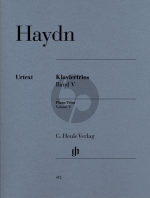 Haydn Klaviertrios Vol.5 for Violin, Violoncello and Piano (edited by Irmgard Becke-Glauch) (Henle-Urtext)