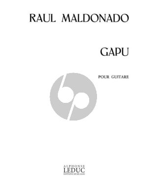 Maldonado Gapu pour Guitare