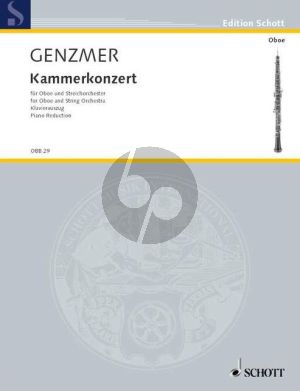 Genzmer Kammerkonzert GeWV 147 Oboe und Streichorchester (Klavierauszug) (1957)