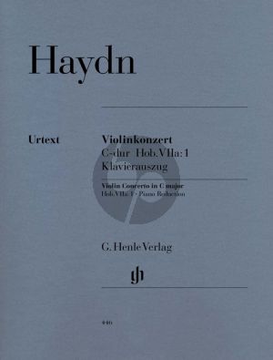 Haydn Concerto C-major VIIa:1 Violin-Orchestra Edition Violin and Piano) (edited by Gunther Thomas and Heinz Lohmann - Cadenzas Franz Beyer) (Henle-Urtext)