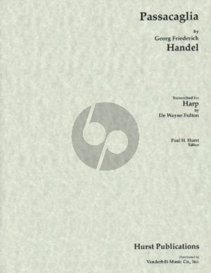 Handel Passacaglia for Harp Solo (Transcribed by De Wayne Fulton / Edited by Paul H. Hurst) (Intermediate/Advanced)