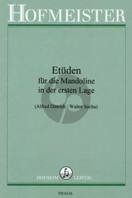 Etuden in der erste Lage für Mandoline