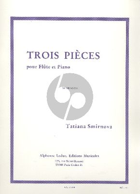3 Pieces Op.56 Flute-Piano