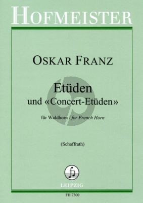 Franz Etuden-Konzert Etuden für Horn (Günther Schaffrath)