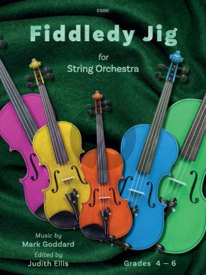 Goddard Fiddledy-Jig for String Orchestra Score and Full Set of Parts (3-2,Vln3/Viola-2-1) (Grades 4–6)