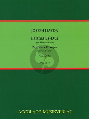 Haydn Parthia Es-dur 2 Klar.- 2 Horner- 2 Fag. (ohne Hob.) (Part./St.)