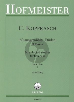 Kopprasch 60 Ausgewahlte Etuden Vol.1 Posaune (Franz Seyffarth)