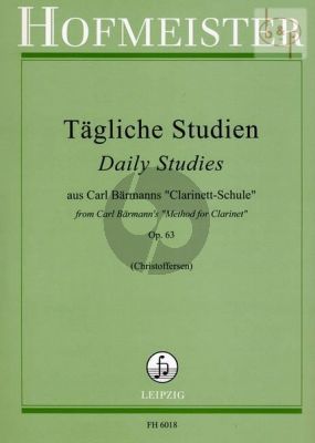 Tagliche Studien aus Carl Baermanns Clarinet Schule Op.63