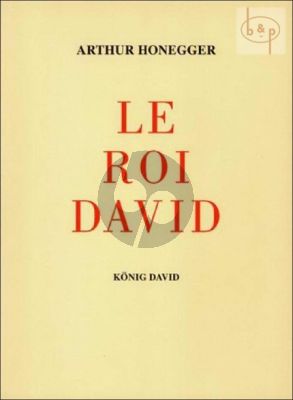 Honegger Le Roi David H 37 Vocal Score (fr./germ.)