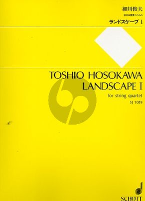 Hosokawa Landscape 1 for String Quartet (Score/Parts)