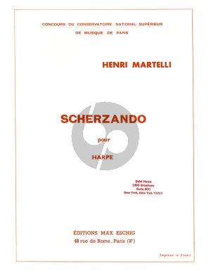 Martelli Scherzando Op. 102 Harp