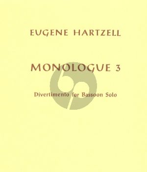 Hartzell Divertimento (Monologue 3) Fagott solo (1964)