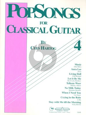 Popsongs for Classical Guitar Vol.4
