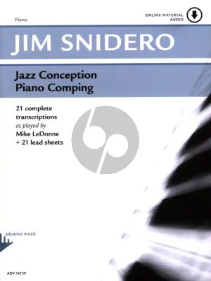 Snidero Jazz Conception - Piano Comping (21 complete transcriptions) (Book with Audio online)