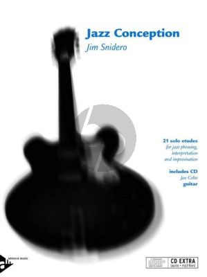 Snidero Jazz Conception Guitar (21 solo etudes for jazz phrasing, interpretation and improvisation) (Bk-Cd)