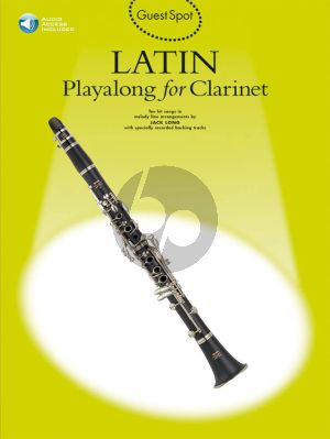 Album Guest Spot Latin Playalong for Clarinet Book with Audio Online (Intermediate)