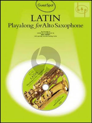 Guest Spot Latin Playalong for Alto Saxophone - Book with Audio Online