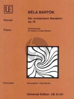 Bartok Der Wunderbare Mandarin Op.19 Piano solo (ed. Peter Bartok)