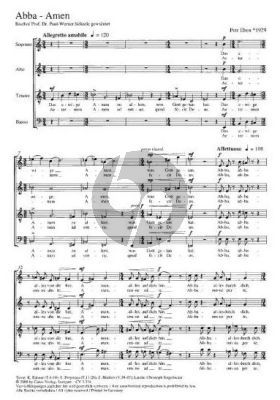 Eben Abba-Amen SATB