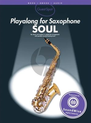 Album Guest Spot Soul Playalong Altsaxophone Book with Audio Online