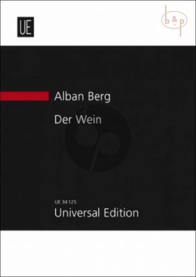 Der Wein (Concert Aria) (1929)