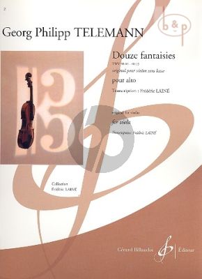 12 Fantaisies Viola