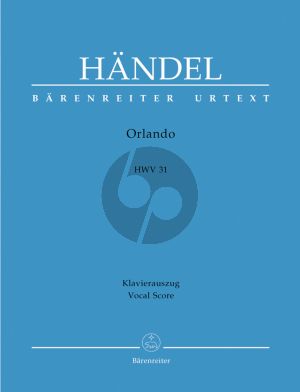 Handel Orlando HWV 31 (Opera in 3 acts) Vocal Score (ital./germ.) (edited by Siegfried Flesch)